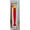 NEW SALTON ESSENTIALS 2 SPEED HAND BLENDER RED