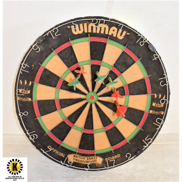 DARTBOARD WITH DARTS