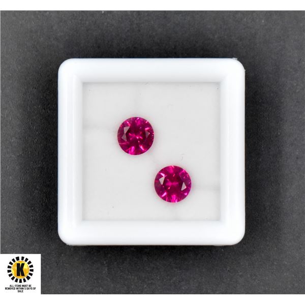 #303-NATURAL HEATED RED RUBY GEMSTONE 2.00CT