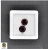 Image 1 : #332-NATURAL DARK RED GARNET ROUND 3.45CT