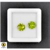 Image 1 : #338-NATURAL GREEN PERIDOT ROUND GEMSTONE 2.40CT