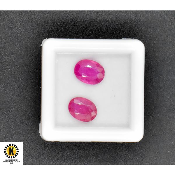 #170-NATURAL HEATED RUBY GEMSTONE 3.55CT