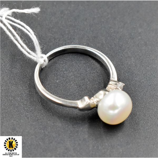 #407-FRESH WATER PEARL 9MM RING SIZE 7.75