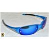 Image 1 : 1 PAIR OF OCEAN BLUE OAKLEY REPLICA SUNGLASSES