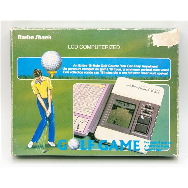 VINTAGE RADIO SHACK LCD COMPUTERIZED GOLF GAME