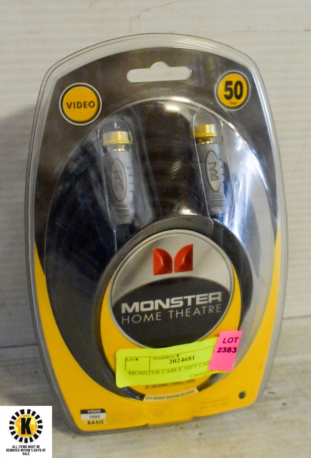 MONSTER CABLE 50FT CABLE