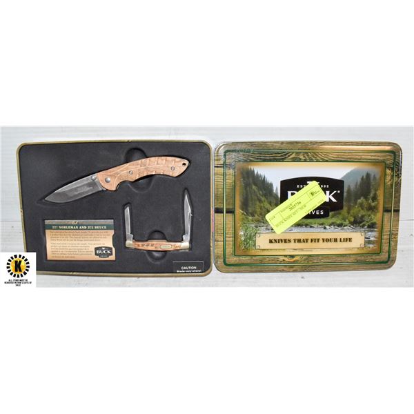 BUCK KNIFE SET - NEW