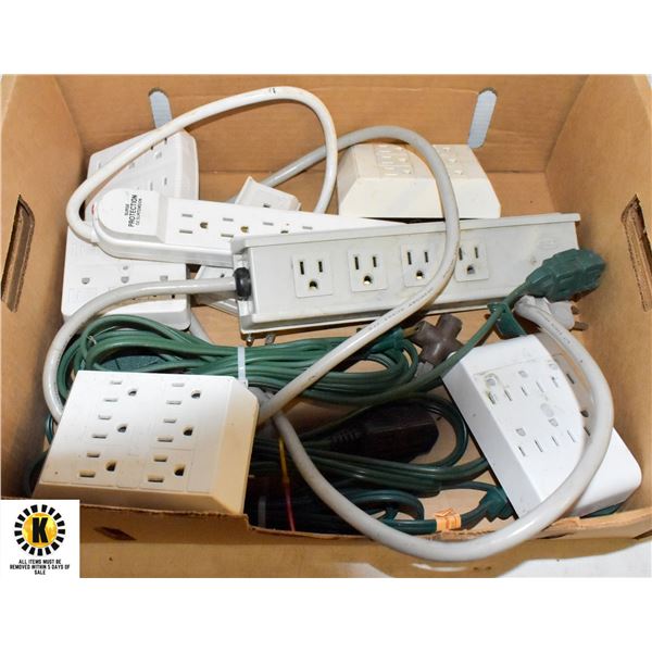 POWER BARS AND OUTLET EXTENDERS