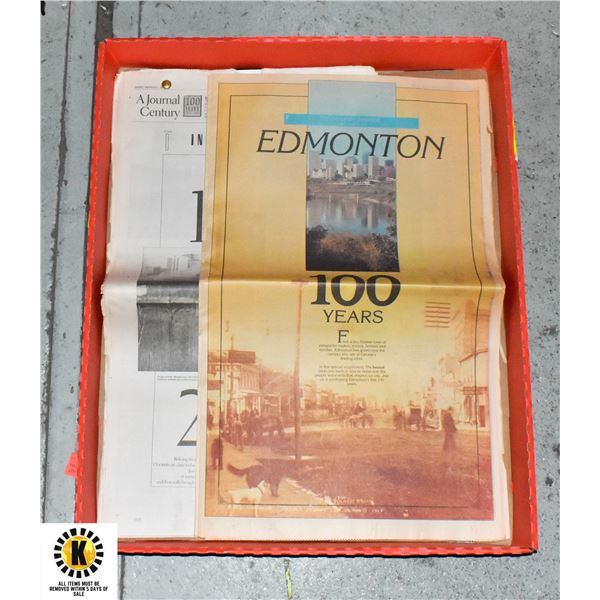 COLLECTORS-A JOURNAL CENTURY 1900+ EDMONTON 100YRS