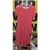 Image 1 : NEW LADIES SMALL SIZE POLKA DOT DRESS WITH SIDE