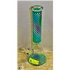 Image 1 : NEW 14" GREEN THEMED CHECKERED BEAKER BONG