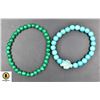 Image 1 : #121-NATURAL MALACHITE, TURQUOISE BRACELET