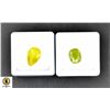 Image 1 : #193-NATURAL YELLOW OPAL 3.10CT,GREEN  SPHERE 3.65