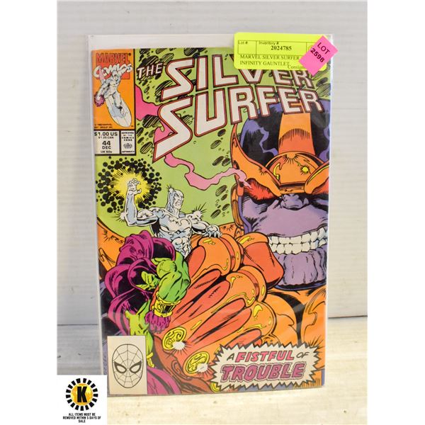 MARVEL SILVER SURFER #44 COMIC INFINITY GAUNTLET