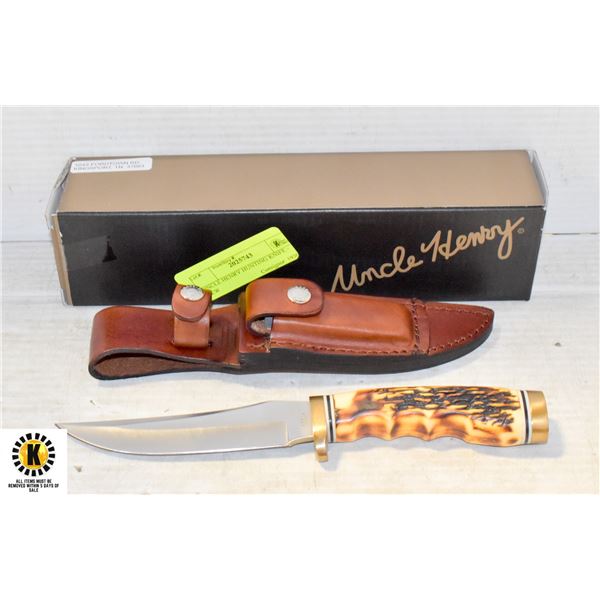 UNCLE HENRY HUNTING KNIFE - NEW