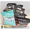 Image 1 : FLAT OF 20+ VARIOUS NEW SEALED FACE MASKS