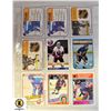 Image 1 : 9 MIKE BOSSY 1980'S HOCKEY CARDS
