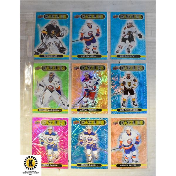 18 UPPER DECK DAZZLERS INSERTS HOCKEY CARDS