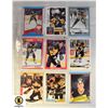 Image 1 : 17 MARIO LEMIEUX NHL HOCKEY CARDS HALL OF FAME