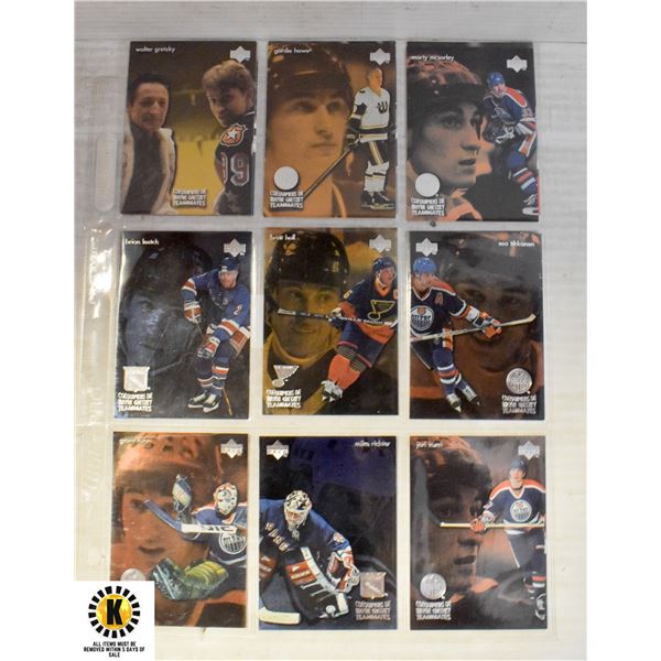 1998 UD MCDONALDS GRETZKYS TEAMMATES INSERT SET