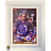 Image 1 : AUTOGRAPHED GLENN ANDERSON EDMONTON OILERS CARD