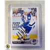 Image 1 : WENDEL CLARK AUTOGRAPHED TORONTO MAPLE LEAFS CARD