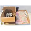 Image 1 : BOX OF BINGO GAME SUPPLIES , MACHINE, CARDS, AND