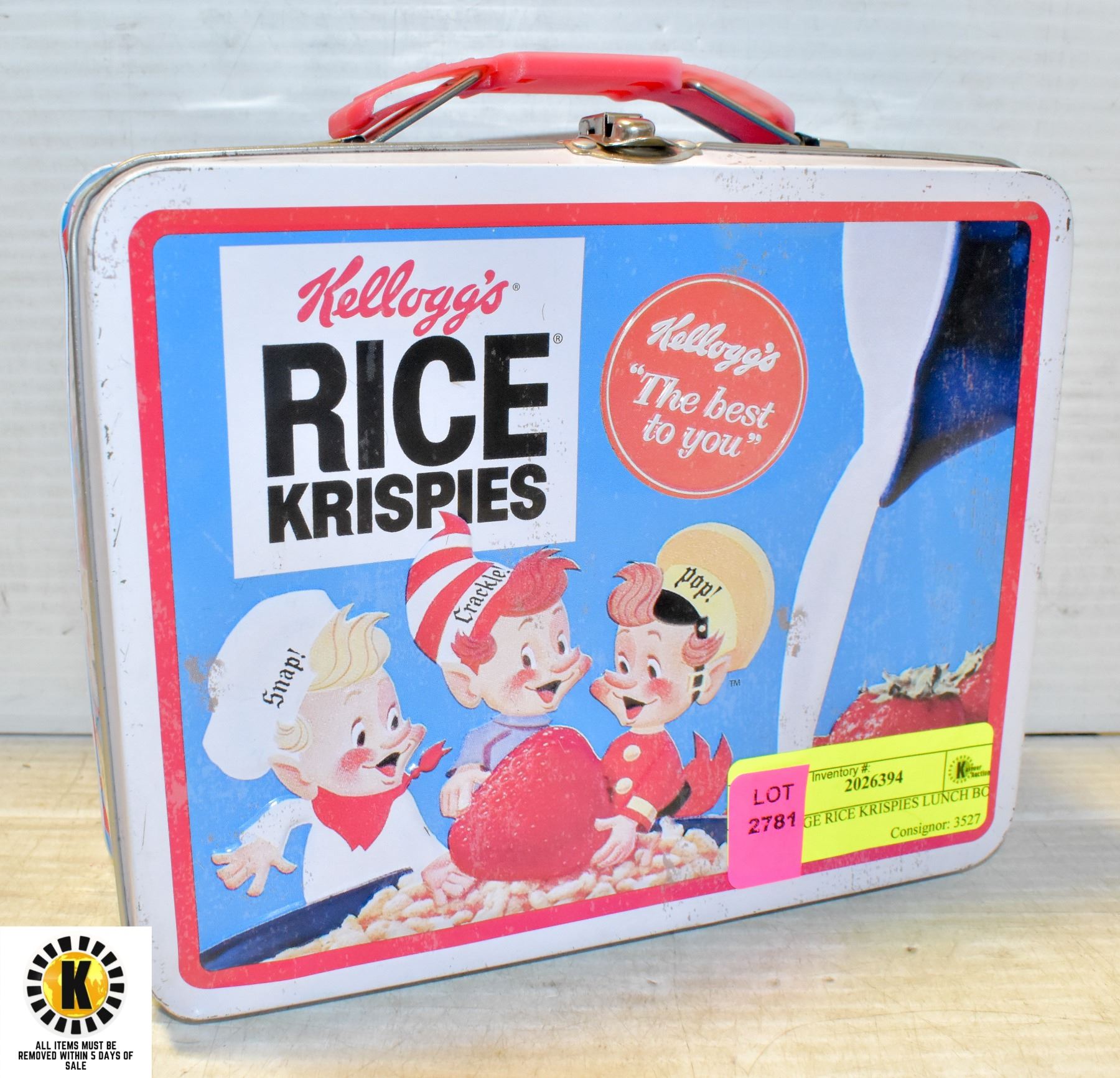 VINTAGE RICE KRISPIES LUNCH BOX