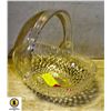 Image 1 : PRESSED GLASS BASKET