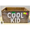 Image 1 : WOODEN COOL KID CRATE