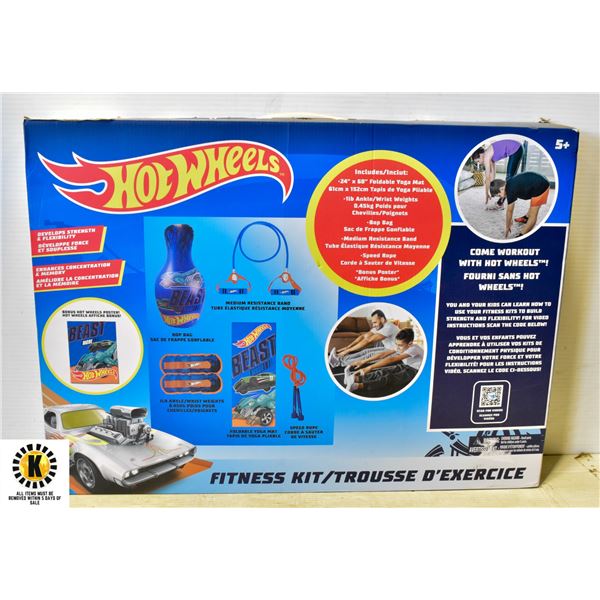 HOT WHEELS FITNESS KIT 5+