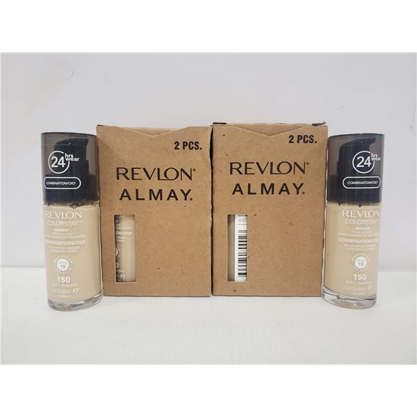 4 NEW REVLON COLOR STAY (150 BUFF) FOUNDATION FOR