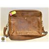 ROOTS LEATHER LAPTOP/TABLET SLEEVE WITH STRAP