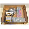 BOX OF MAGNETIC TAPE AND MORE