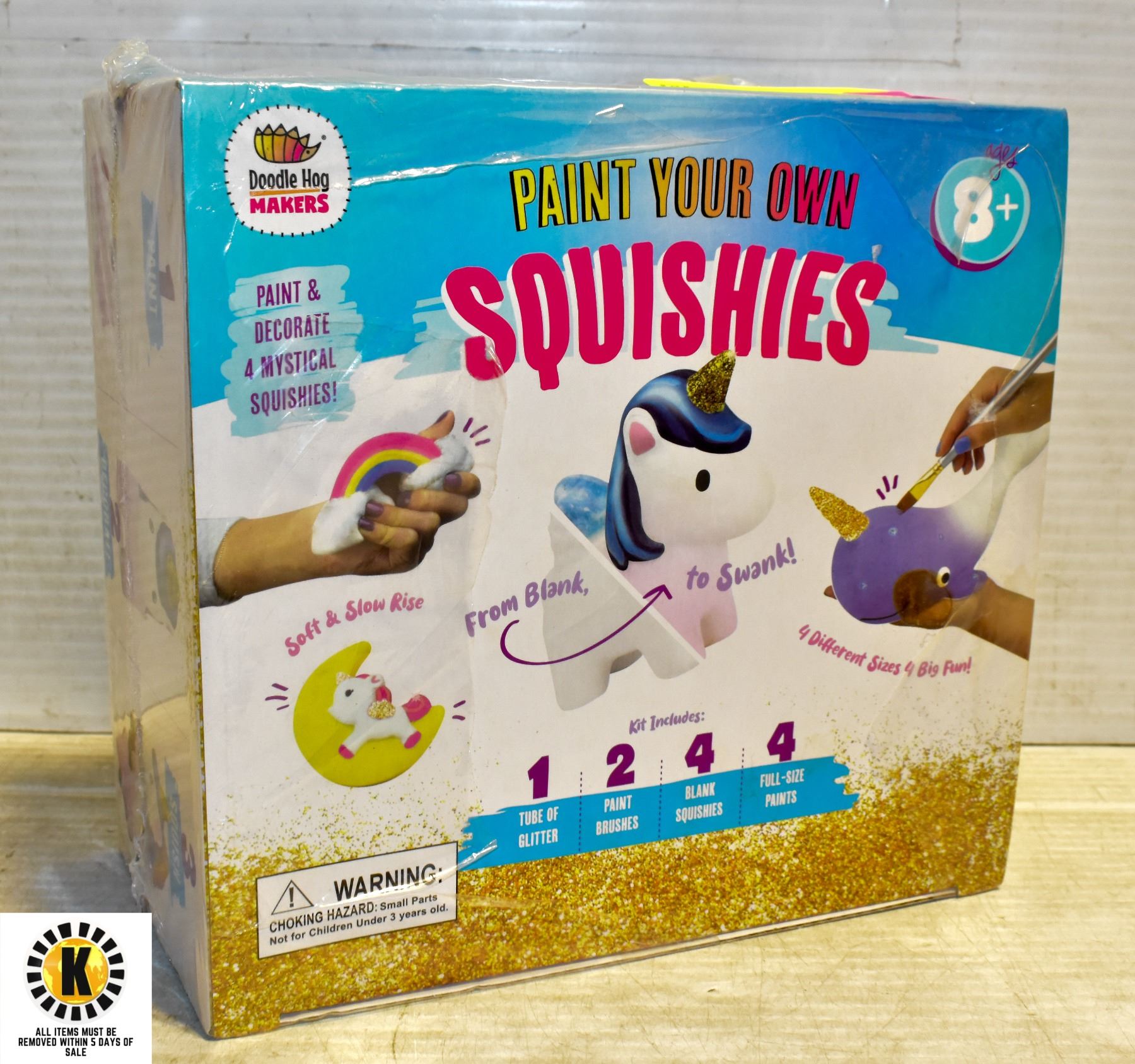 NEW PAINT YOUR OWN SQUISHIES SET
