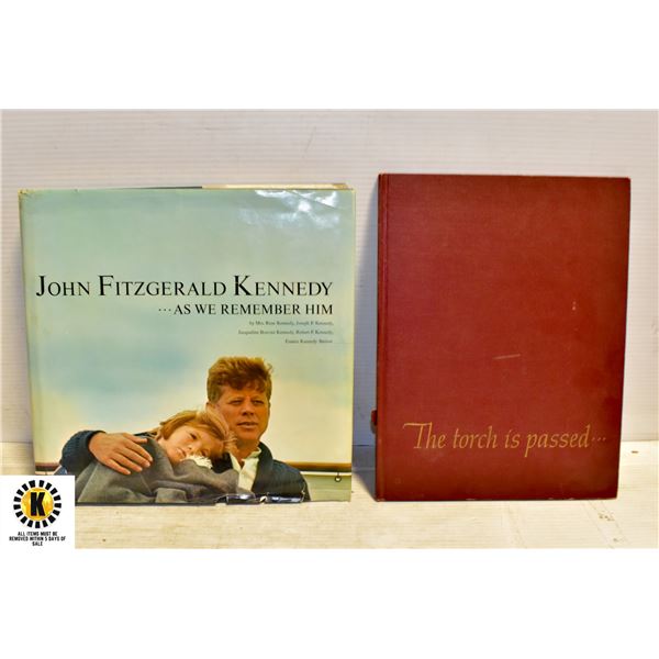 2 VINTAGE JFK BOOKS