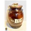 Image 1 : 1970'S LARGE THINK BIG GLASS JAR