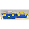 Image 1 : PAIR OF 2 BLUE TOOL BOXES