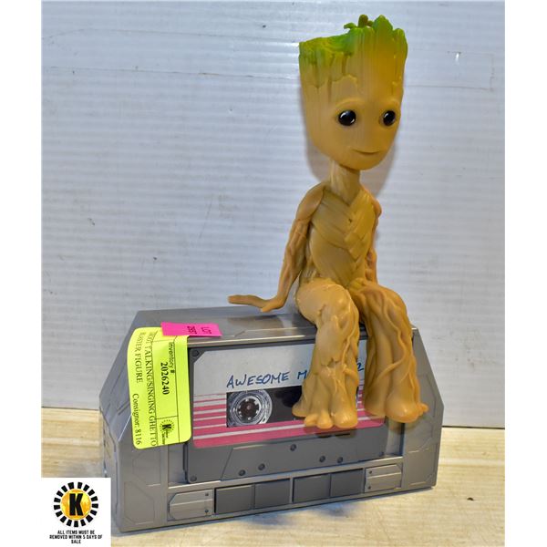 GROOT TALKING/SINGING GHETTO BLASTER FIGURE