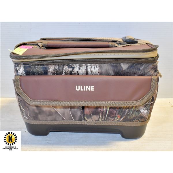 CAMO INSULATED ULINE LUNCH CUBE TOTE BAG