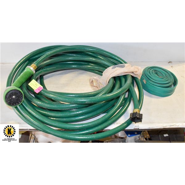 PAIR OF HOSES, LENGTHS UNKNOWN