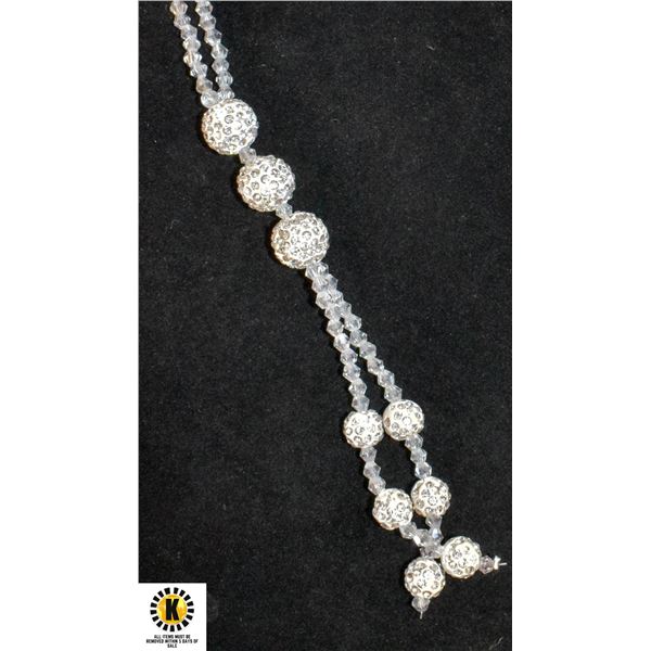 SWAROVSKI CRYSTAL LONG ESTATE NECKLACE