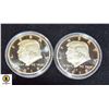 Image 1 : 2 AMERICAN EAGLE PRESIDENTIAL COINS TOGETHER