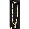 Image 1 : ESTATE CARVED IVORY ROSETTE OLD NECKLACE