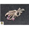 Image 1 : VINTAGE AVON AMETHYST AND CRYSTAL MARCASITE