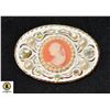 Image 1 : VINTAGE OVAL CAMEO BROOCH