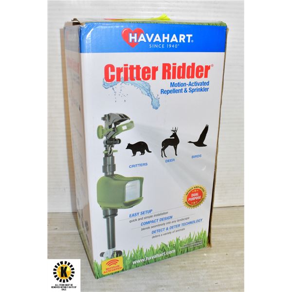 HAVAHART CRITTER RIDDER MOTION ACTIVATED