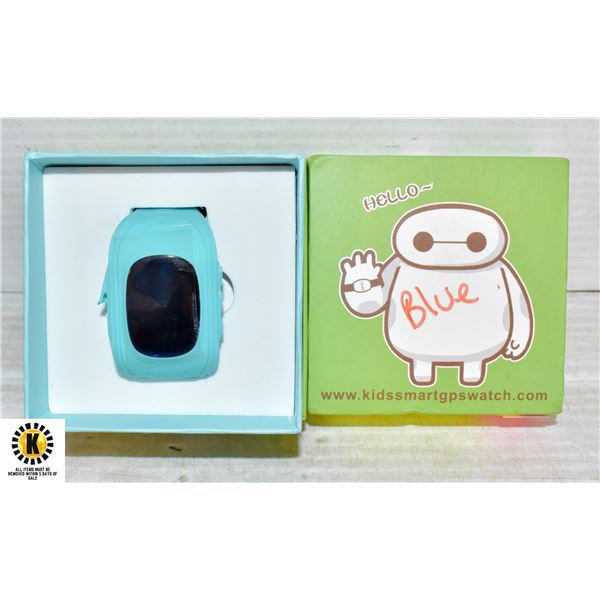 KIDS GPS+LBS+AGPS LOCATION WATCH BLUE