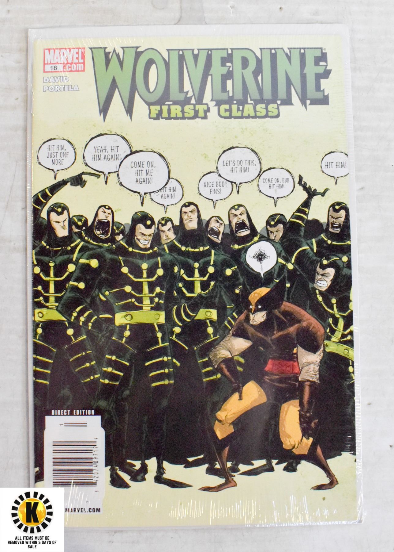 WOLVERINE FIRST CLASS MARVEL 18
