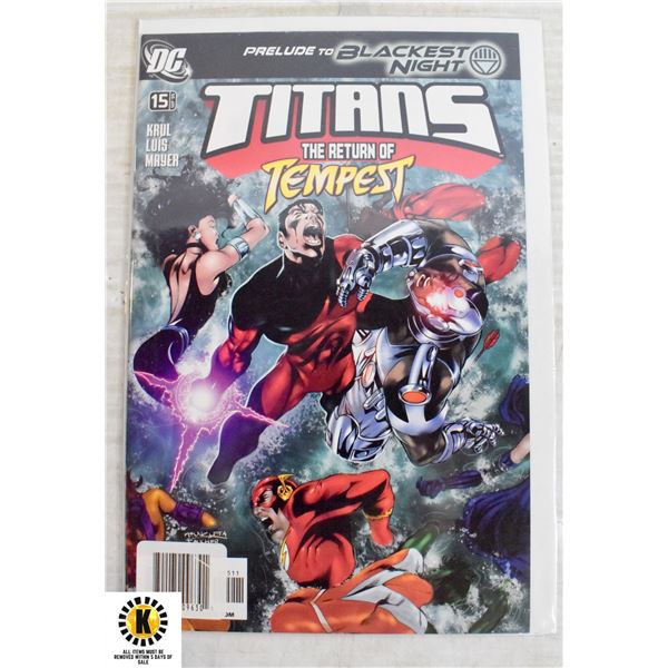 TITANS THE RETURN OF TEMPEST 15 DC